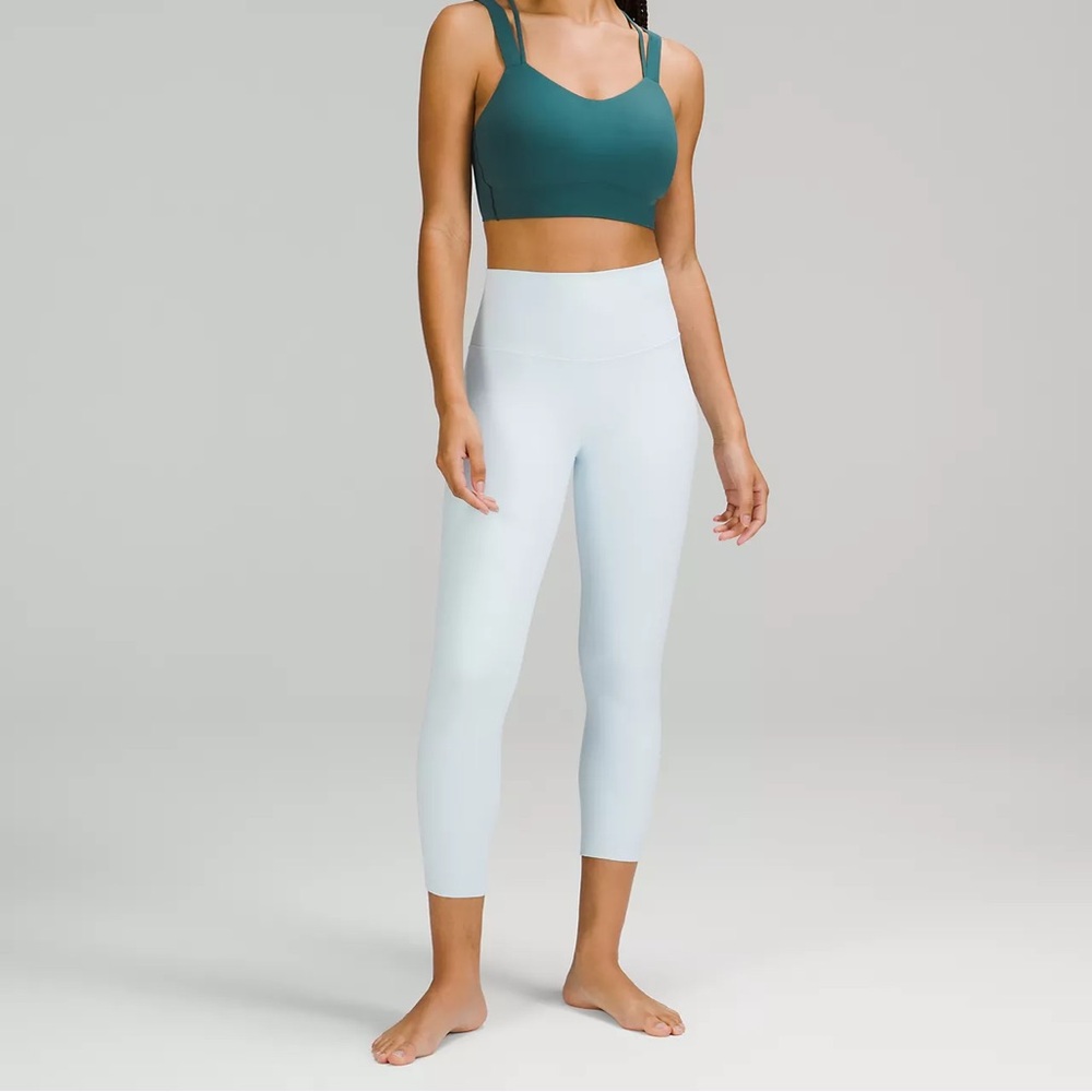 lululemon Align™ High-Rise Pant 25" ice blue size 6
